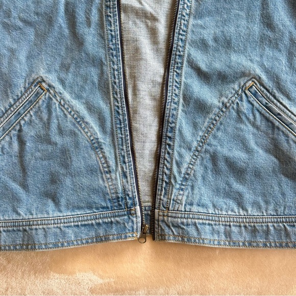 Men’s Sun + Stone Denim Trucker Jacket - Picture 6 of 6